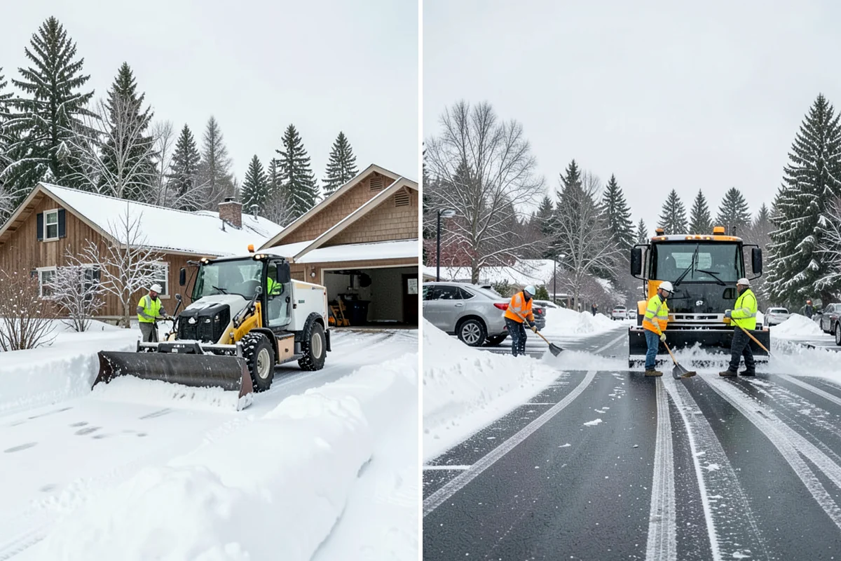 Restaurant Snow Plowing in Hunts Point, King County, WA - Confirm service hours and set a pre-open clearing deadline