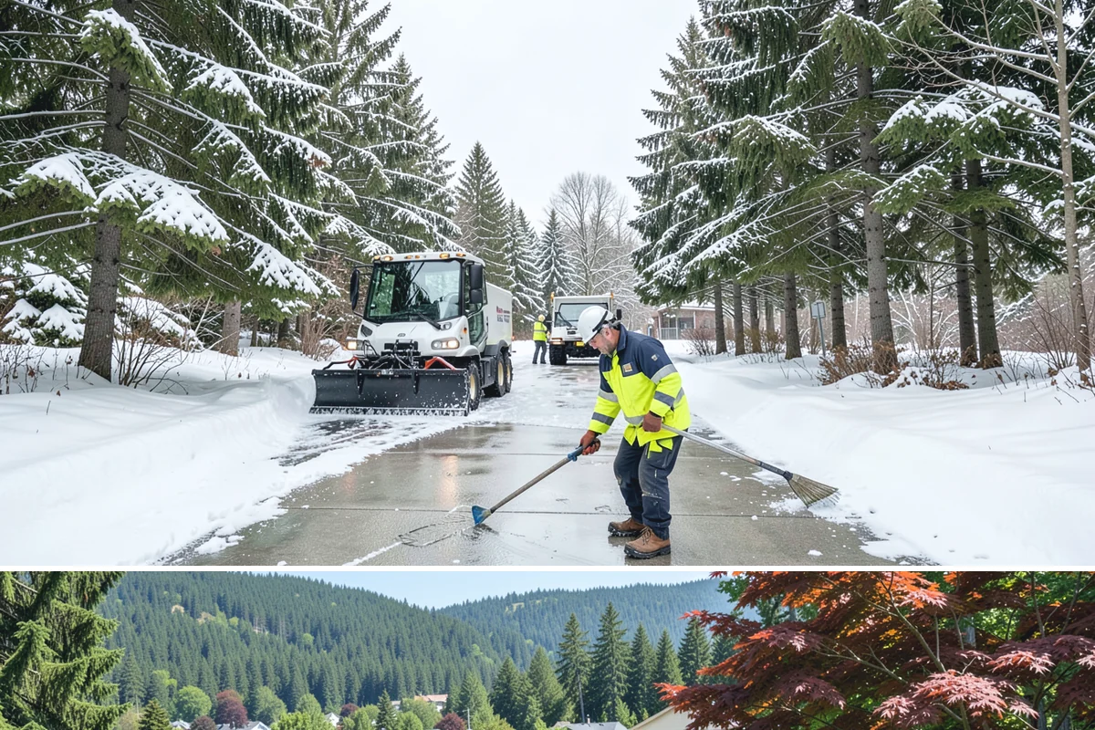 Restaurant Snow Plowing in Index, Snohomish County, WA - Set up service before the winter dining season so a storm never keeps diners away.