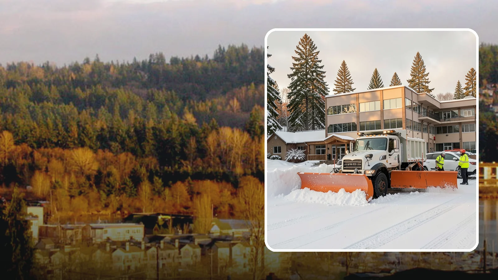 Restaurant Snow Plowing in Kenmore, King County, WA - We plow restaurant lots and entrances before service so diners and delivery drivers reach your doors safely.