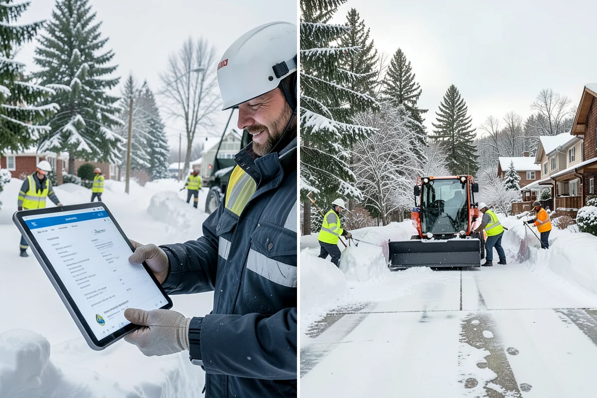 Restaurant Snow Plowing in Kenmore, King County, WA - Confirm service hours and set a pre-open clearing deadline