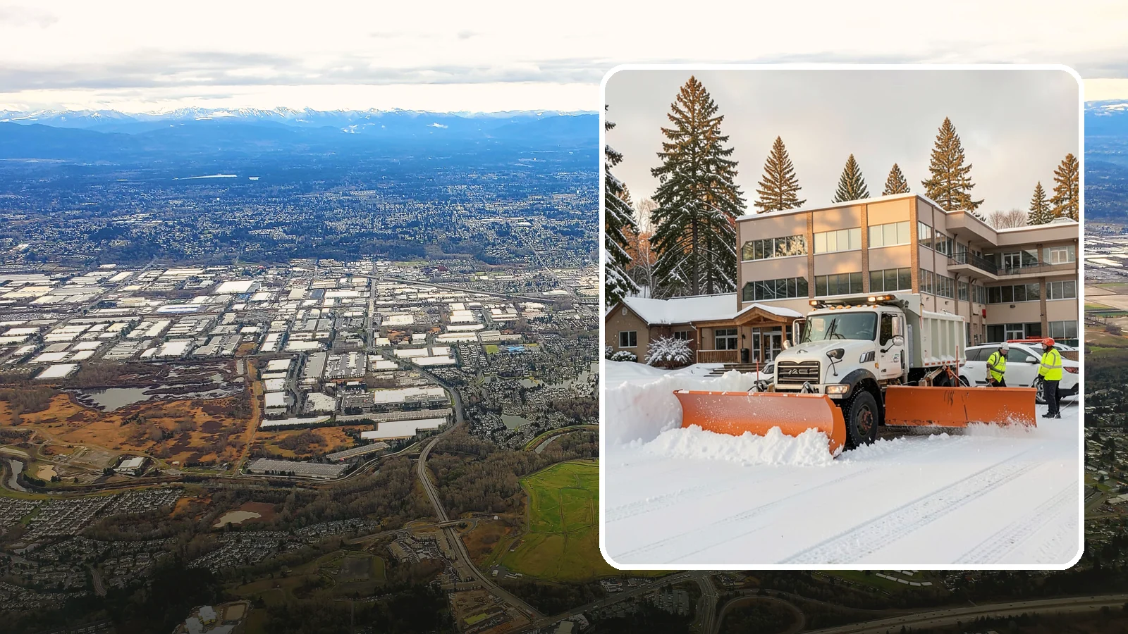 Restaurant Snow Plowing in Kent, King County, WA - We plow restaurant lots and entrances before service so diners and delivery drivers reach your doors safely.