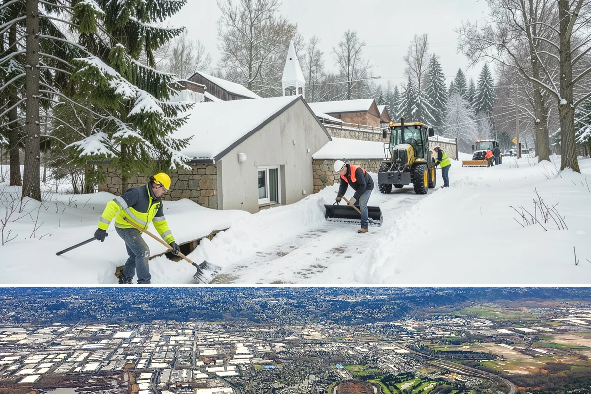Restaurant Snow Plowing in Kent, King County, WA - Set up service before the winter dining season so a storm never keeps diners away.