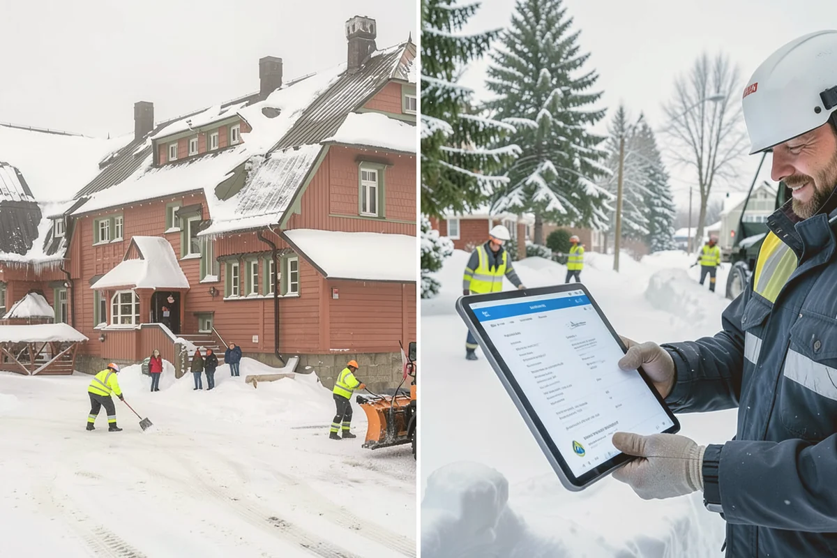 Restaurant Snow Plowing in Kirkland, King County, WA - Confirm service hours and set a pre-open clearing deadline