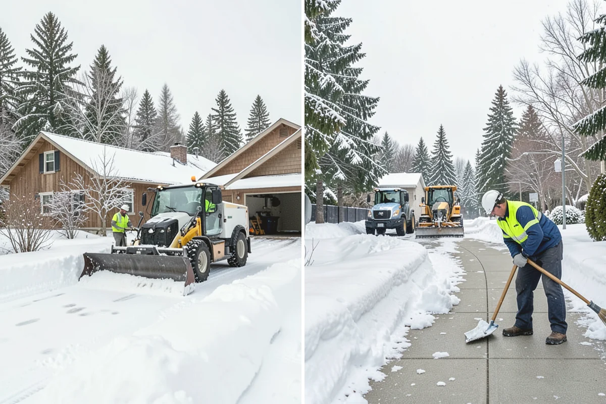 Restaurant Snow Plowing in La Conner, Skagit County, WA - Confirm service hours and set a pre-open clearing deadline