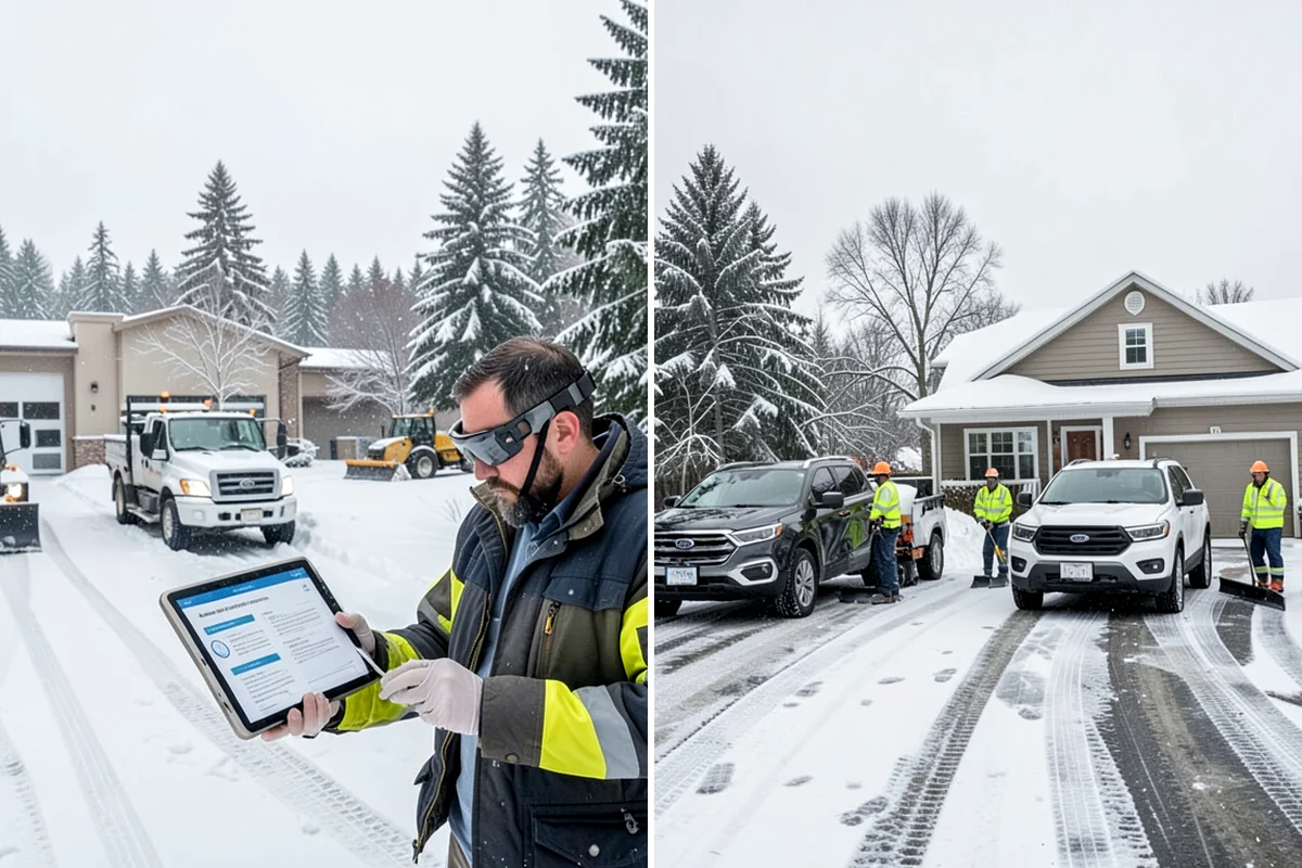 Restaurant Snow Plowing in Lake Forest Park, King County, WA - Confirm service hours and set a pre-open clearing deadline