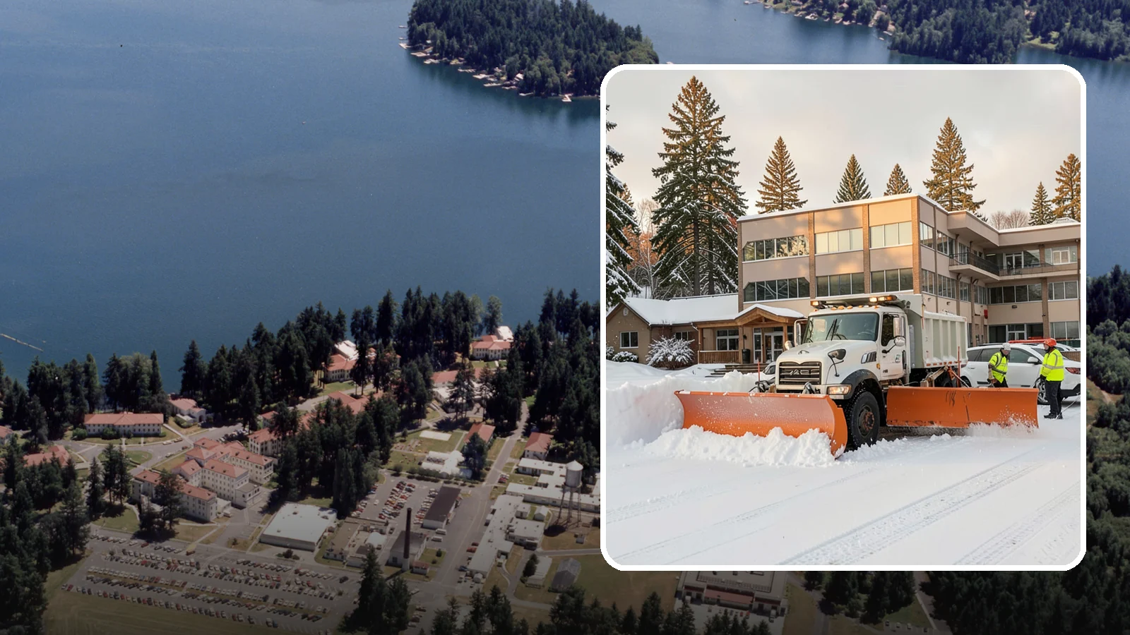 Restaurant Snow Plowing in Lakewood, Pierce County, WA - We plow restaurant lots and entrances before service so diners and delivery drivers reach your doors safely.