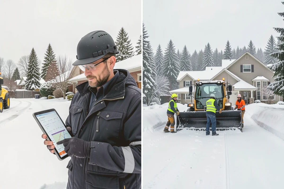 Restaurant Snow Plowing in Langley, Island County, WA - Confirm service hours and set a pre-open clearing deadline