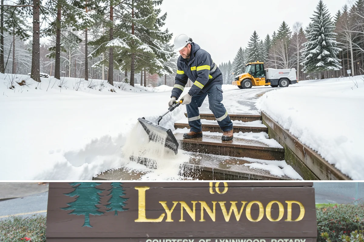 Restaurant Snow Plowing in Lynnwood, Snohomish County, WA - Set up service before the winter dining season so a storm never keeps diners away.