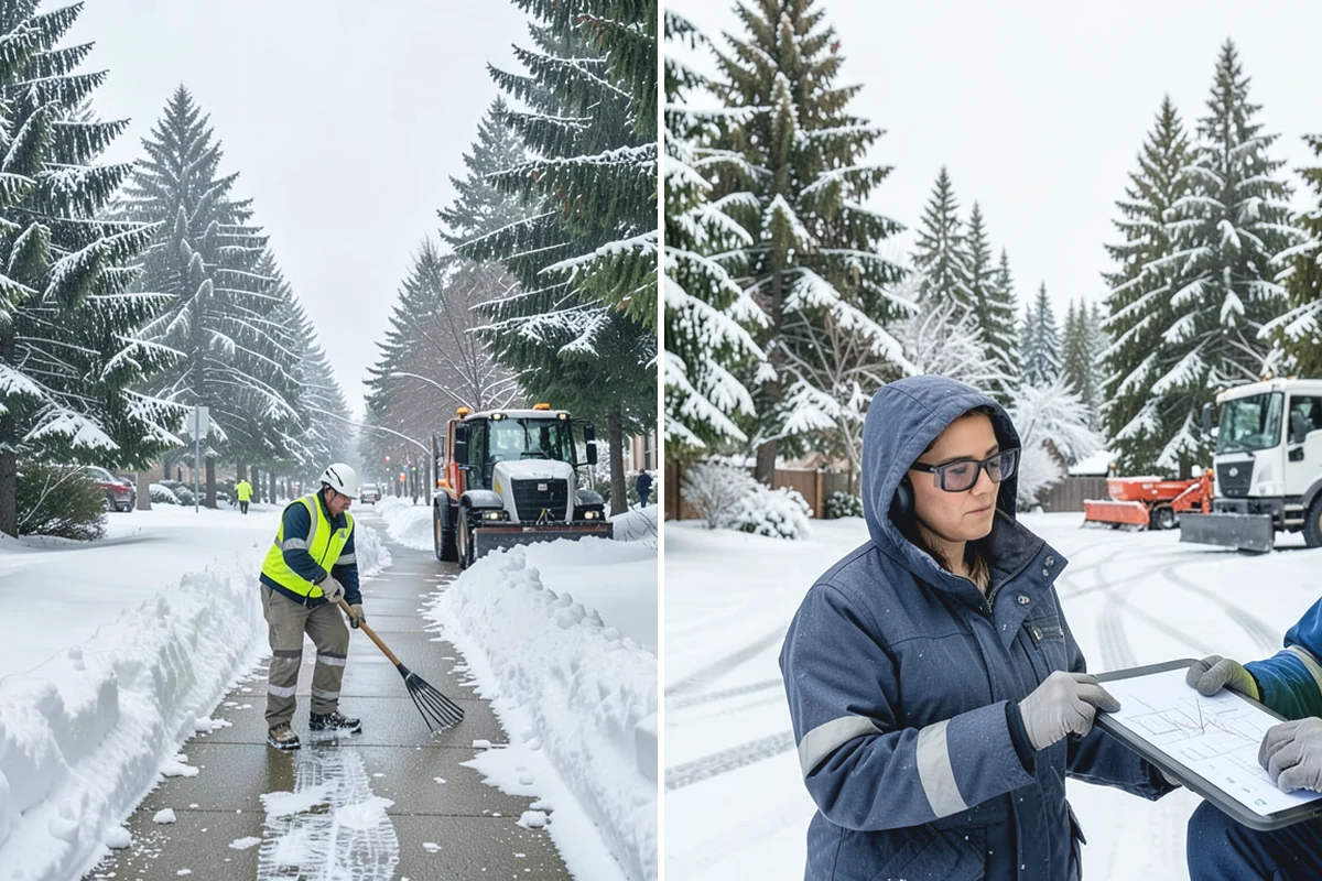 Restaurant Snow Plowing in Marysville, Snohomish County, WA - Confirm service hours and set a pre-open clearing deadline