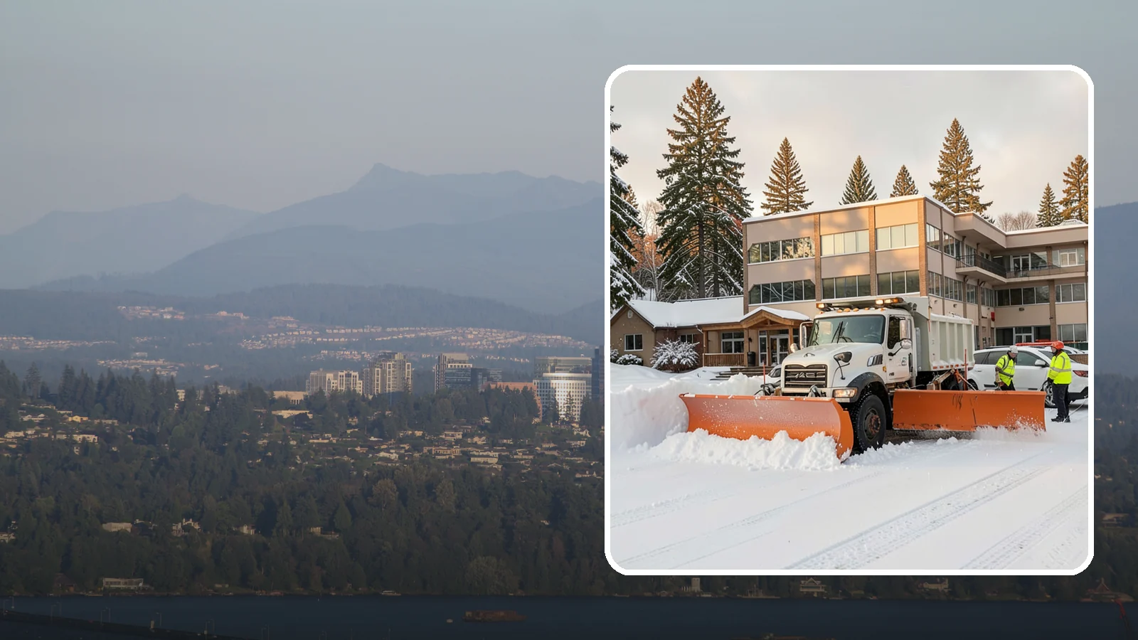 Restaurant Snow Plowing in Medina, King County, WA - We plow restaurant lots and entrances before service so diners and delivery drivers reach your doors safely.
