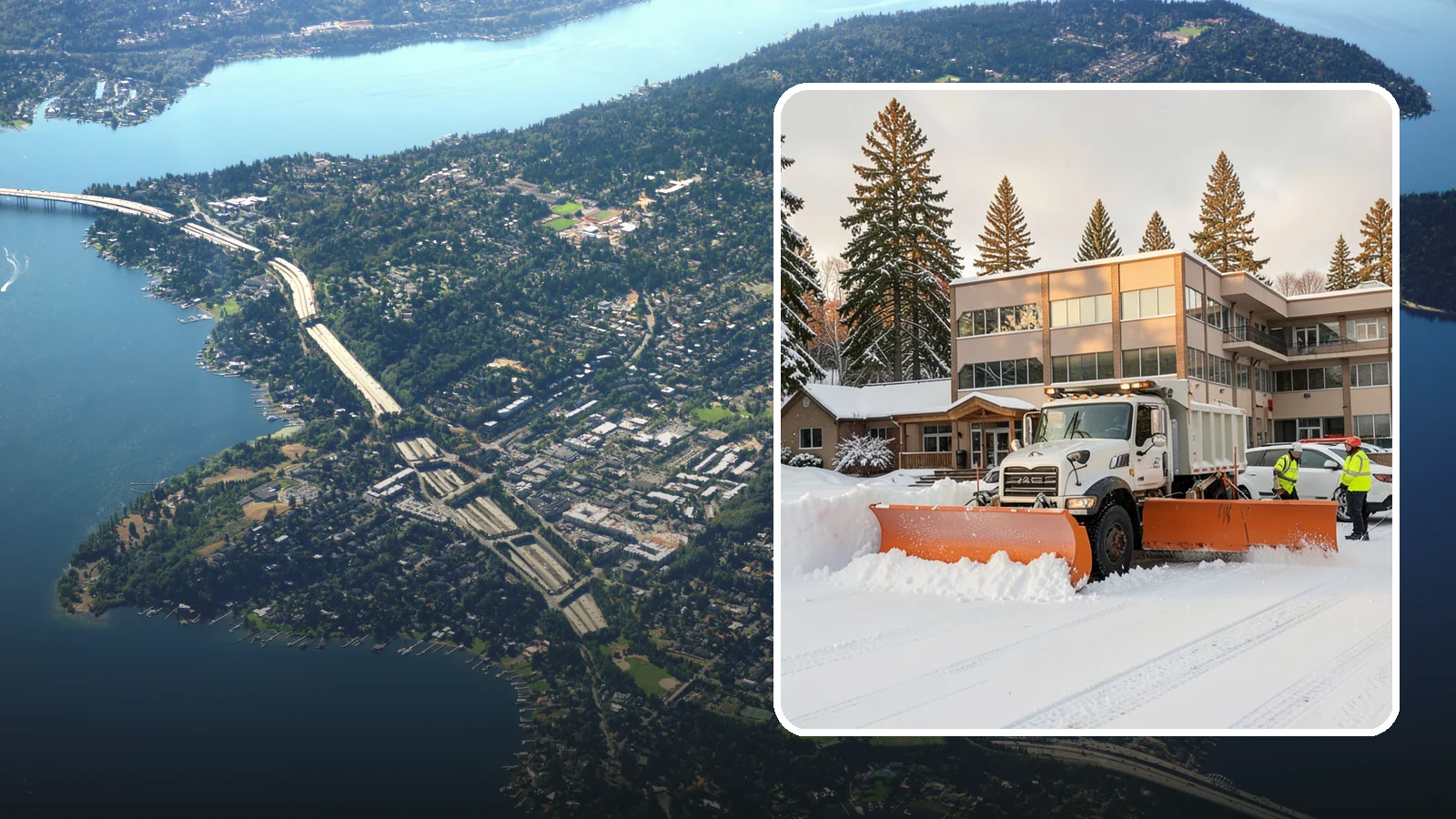 Restaurant Snow Plowing in Mercer Island, King County, WA - We plow restaurant lots and entrances before service so diners and delivery drivers reach your doors safely.