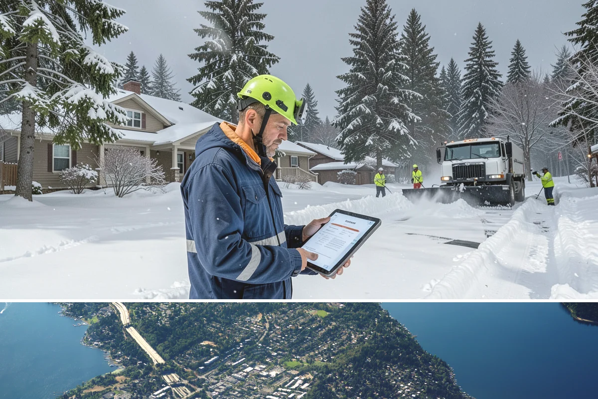 Restaurant Snow Plowing in Mercer Island, King County, WA - Set up service before the winter dining season so a storm never keeps diners away.