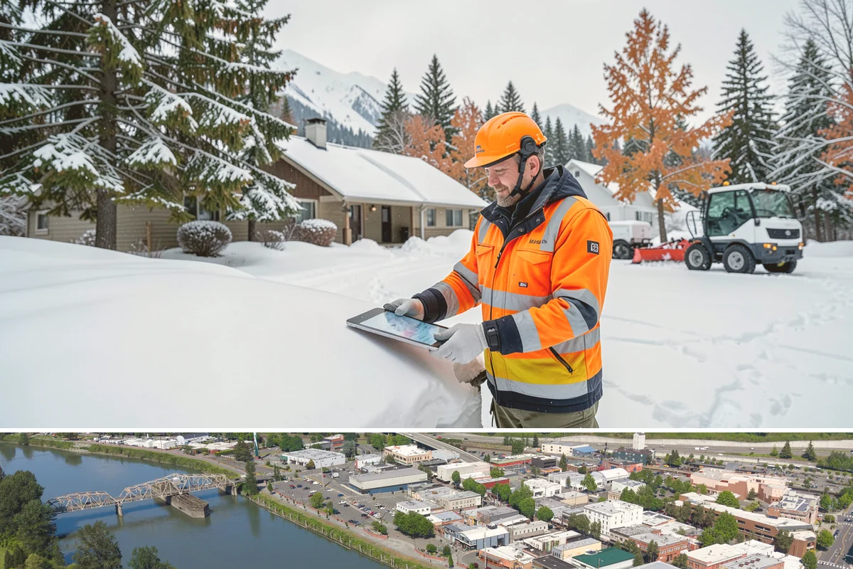 Restaurant Snow Plowing in Mount Vernon, Skagit County, WA - Set up service before the winter dining season so a storm never keeps diners away.