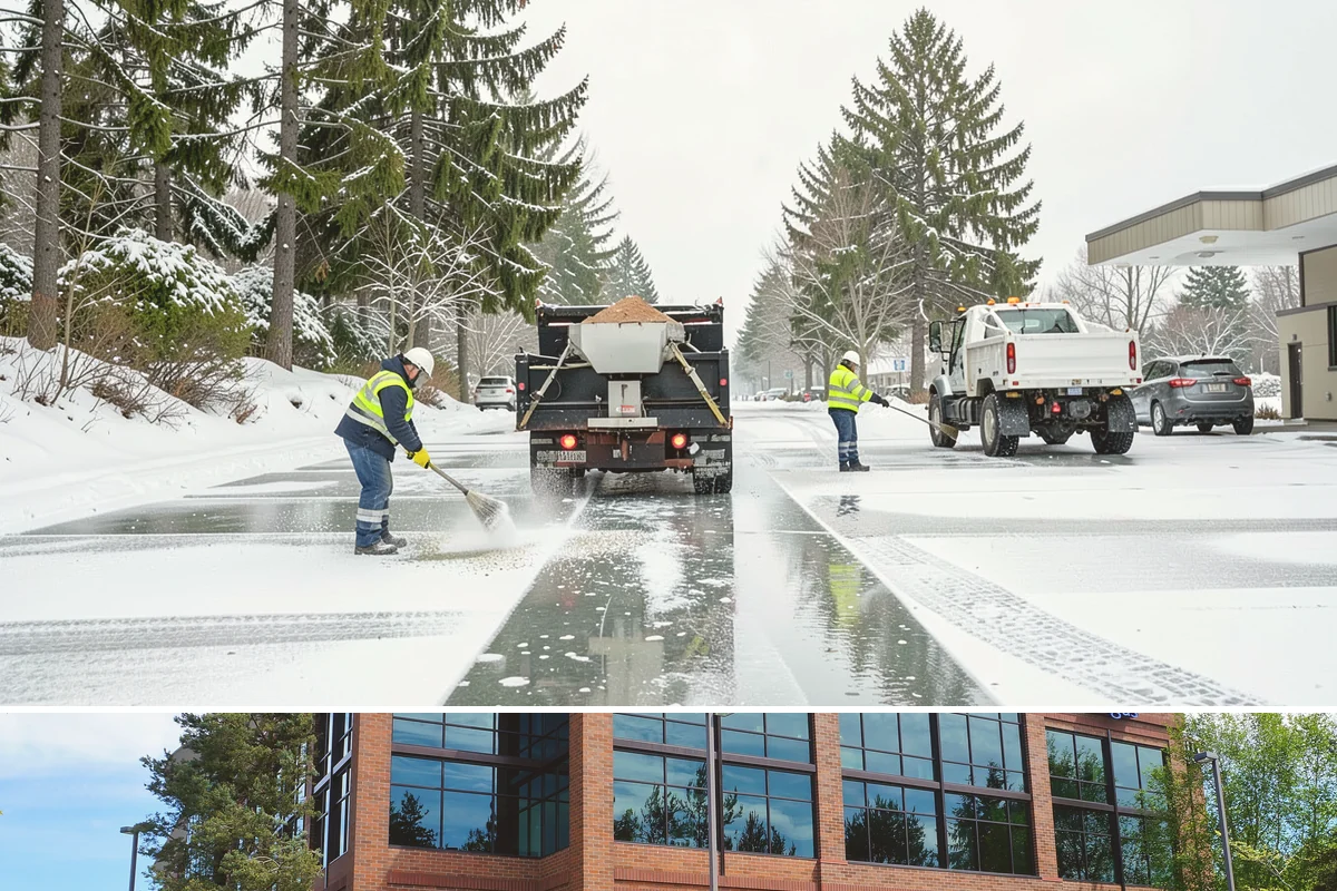 Restaurant Snow Plowing in Mountlake Terrace, Snohomish County, WA - Set up service before the winter dining season so a storm never keeps diners away.