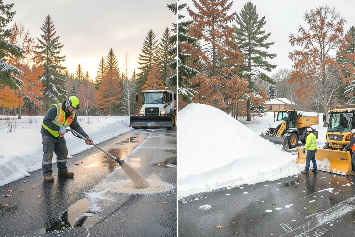 Restaurant Snow Plowing in Mukilteo, Snohomish County, WA - Confirm service hours and set a pre-open clearing deadline
