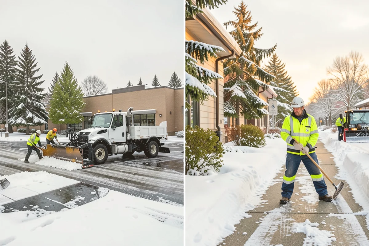 Restaurant Snow Plowing in Newcastle, King County, WA - Confirm service hours and set a pre-open clearing deadline