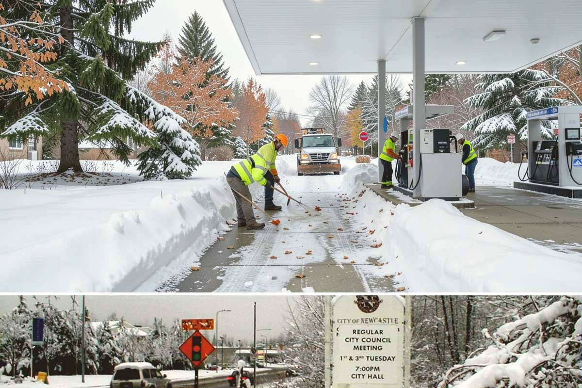 Restaurant Snow Plowing in Newcastle, King County, WA - Set up service before the winter dining season so a storm never keeps diners away.