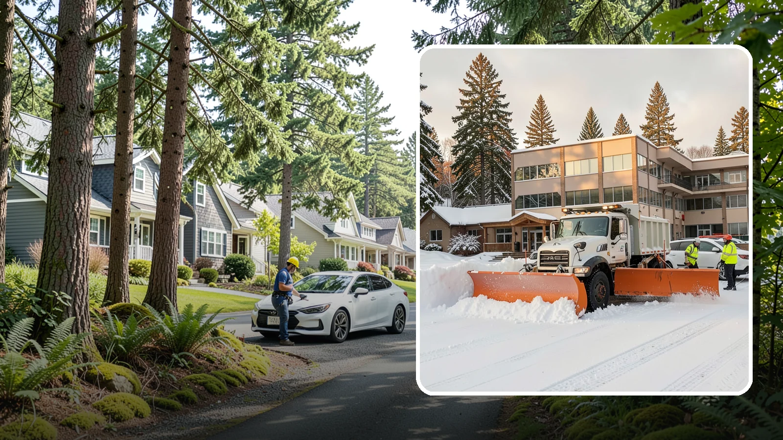Restaurant Snow Plowing in Normandy Park, King County, WA - We plow restaurant lots and entrances before service so diners and delivery drivers reach your doors safely.