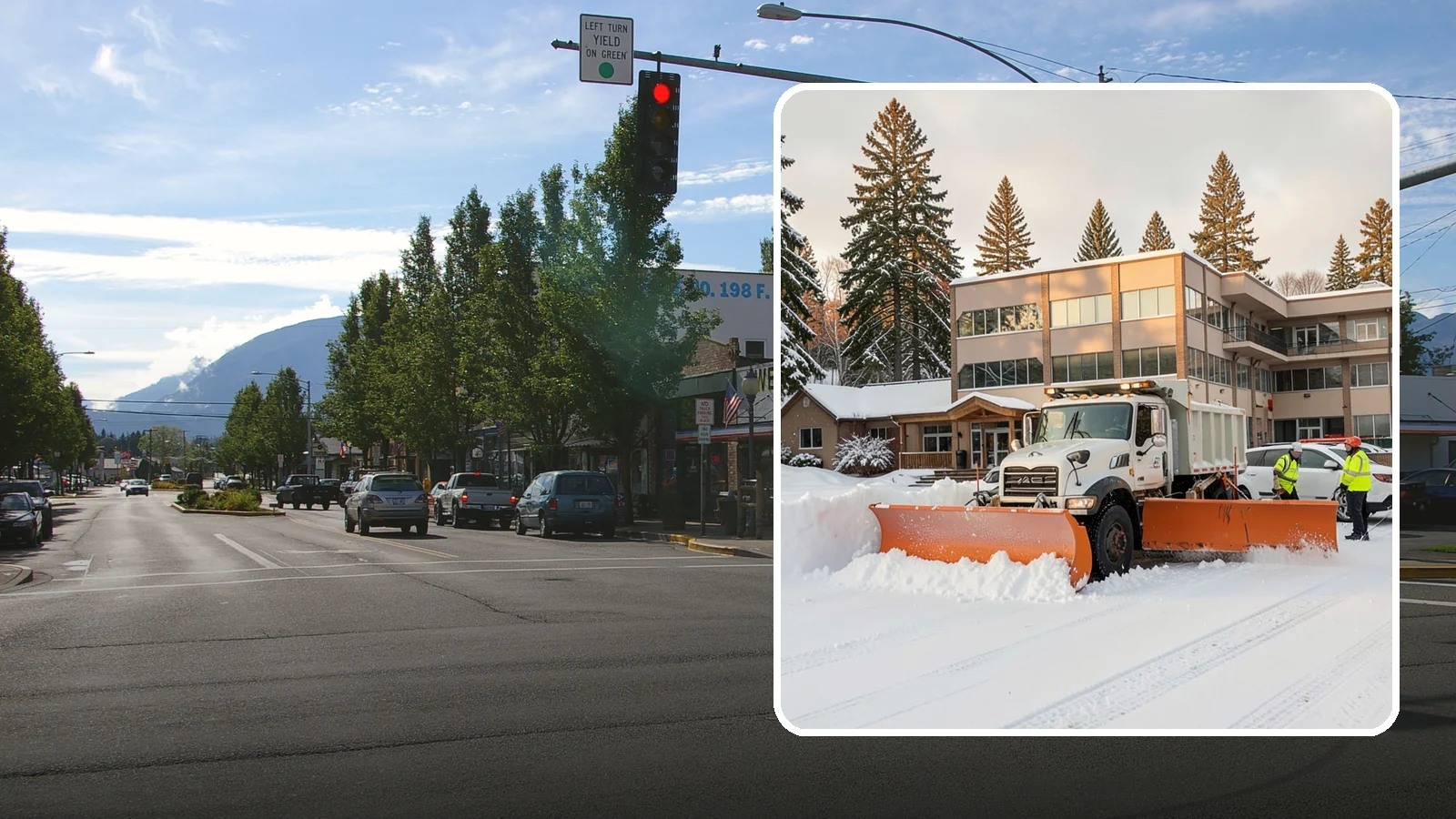 Restaurant Snow Plowing in North Bend, King County, WA - We plow restaurant lots and entrances before service so diners and delivery drivers reach your doors safely.