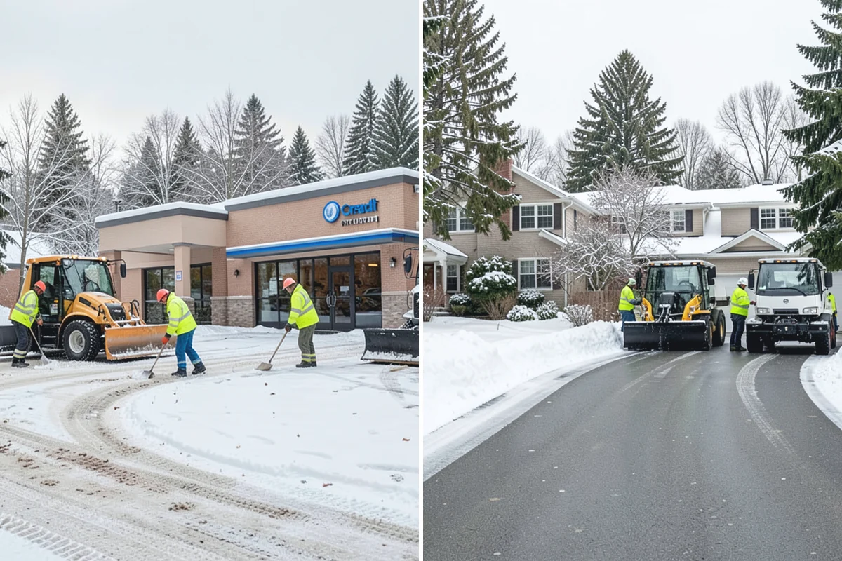 Restaurant Snow Plowing in Renton, King County, WA - Confirm service hours and set a pre-open clearing deadline