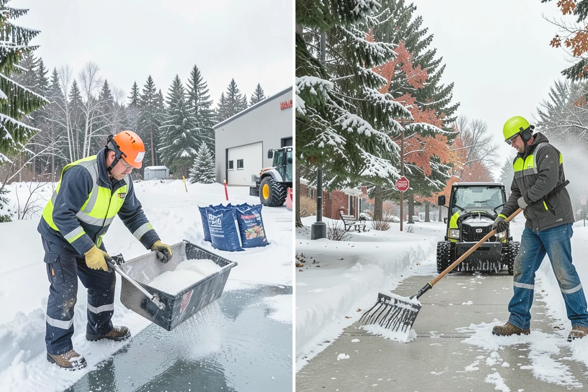 Restaurant Snow Plowing in Ruston, Pierce County, WA - Confirm service hours and set a pre-open clearing deadline