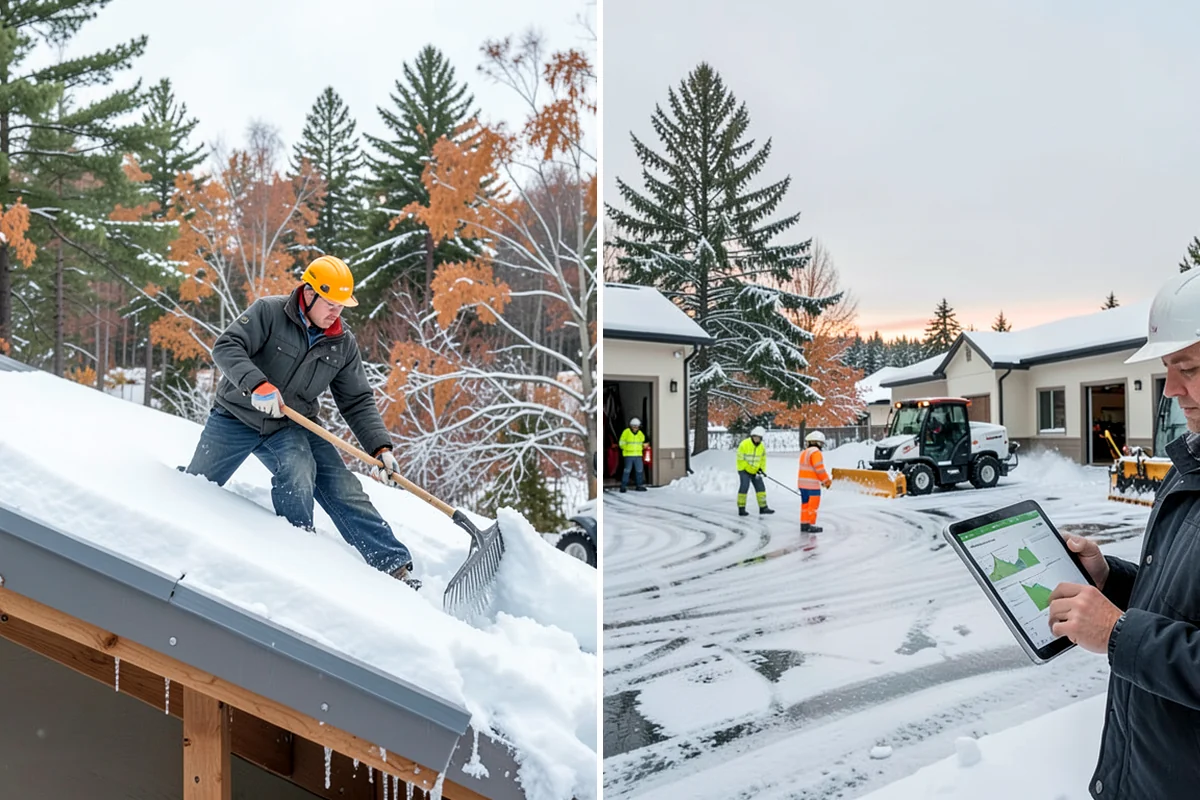 Restaurant Snow Plowing in SeaTac, King County, WA - Confirm service hours and set a pre-open clearing deadline