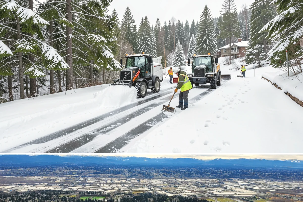 Restaurant Snow Plowing in SeaTac, King County, WA - Set up service before the winter dining season so a storm never keeps diners away.