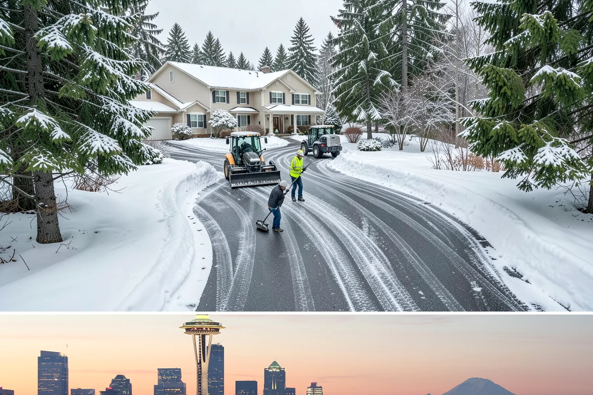 Restaurant Snow Plowing in Seattle, King County, WA - Set up service before the winter dining season so a storm never keeps diners away.