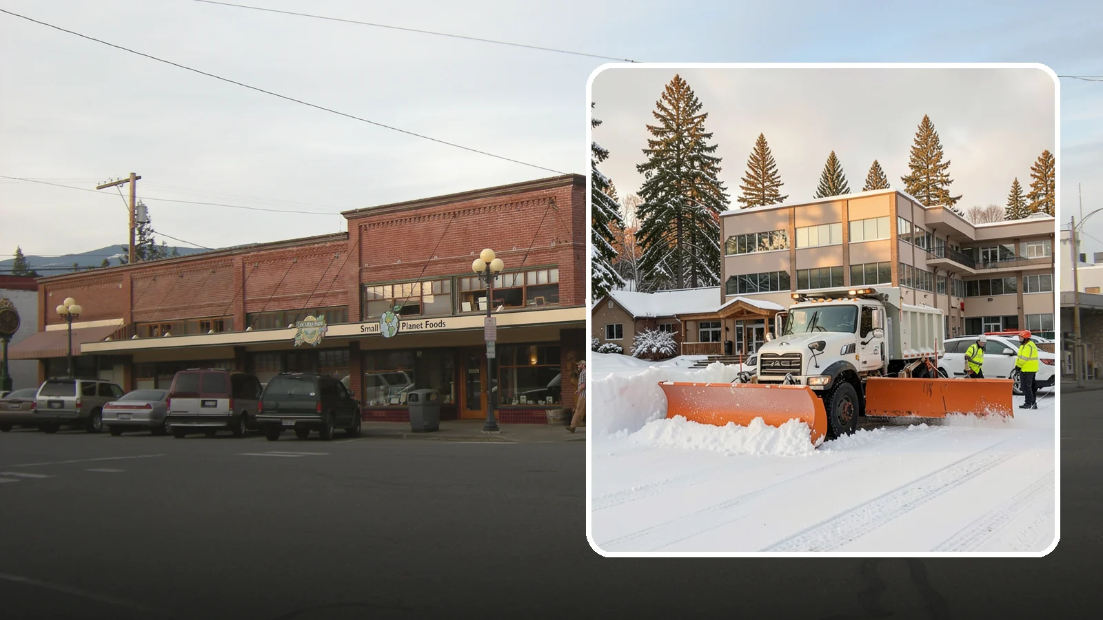 Restaurant Snow Plowing in Sedro-Woolley, Skagit County, WA - We plow restaurant lots and entrances before service so diners and delivery drivers reach your doors safely.