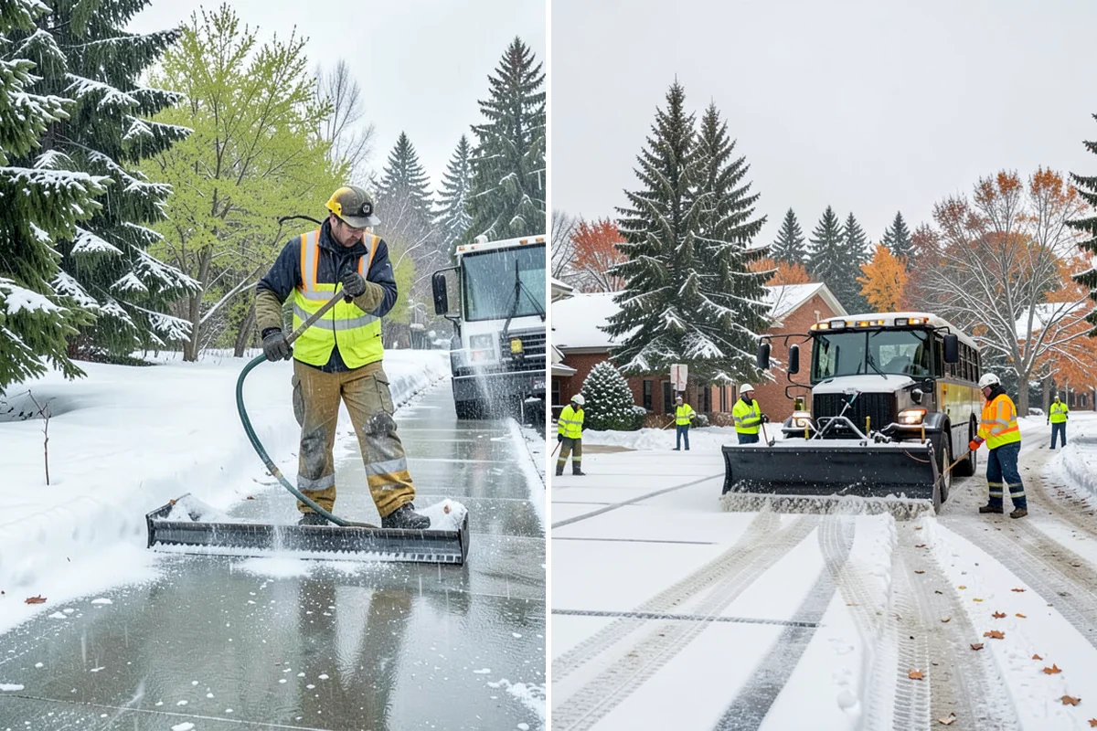 Restaurant Snow Plowing in Sedro-Woolley, Skagit County, WA - Confirm service hours and set a pre-open clearing deadline