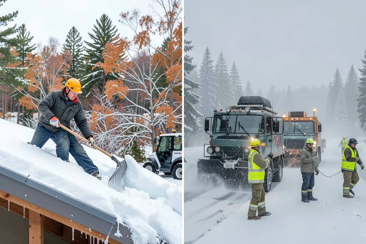 Restaurant Snow Plowing in Shoreline, King County, WA - Confirm service hours and set a pre-open clearing deadline