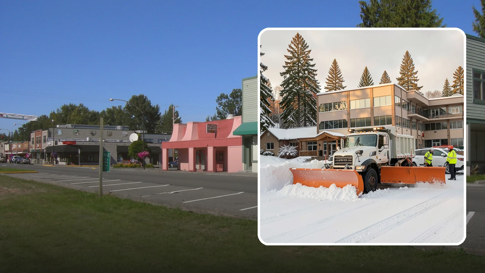 Restaurant Snow Plowing in Snoqualmie, King County, WA - We plow restaurant lots and entrances before service so diners and delivery drivers reach your doors safely.