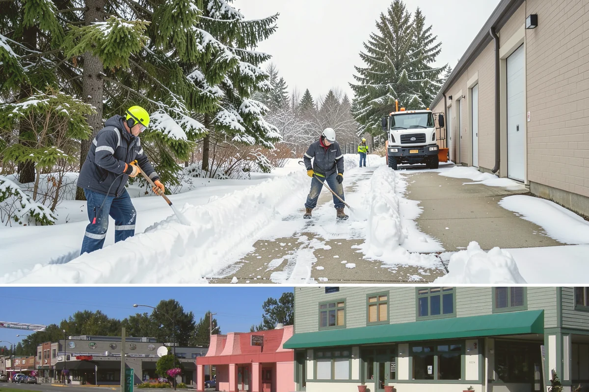 Restaurant Snow Plowing in Snoqualmie, King County, WA - Set up service before the winter dining season so a storm never keeps diners away.