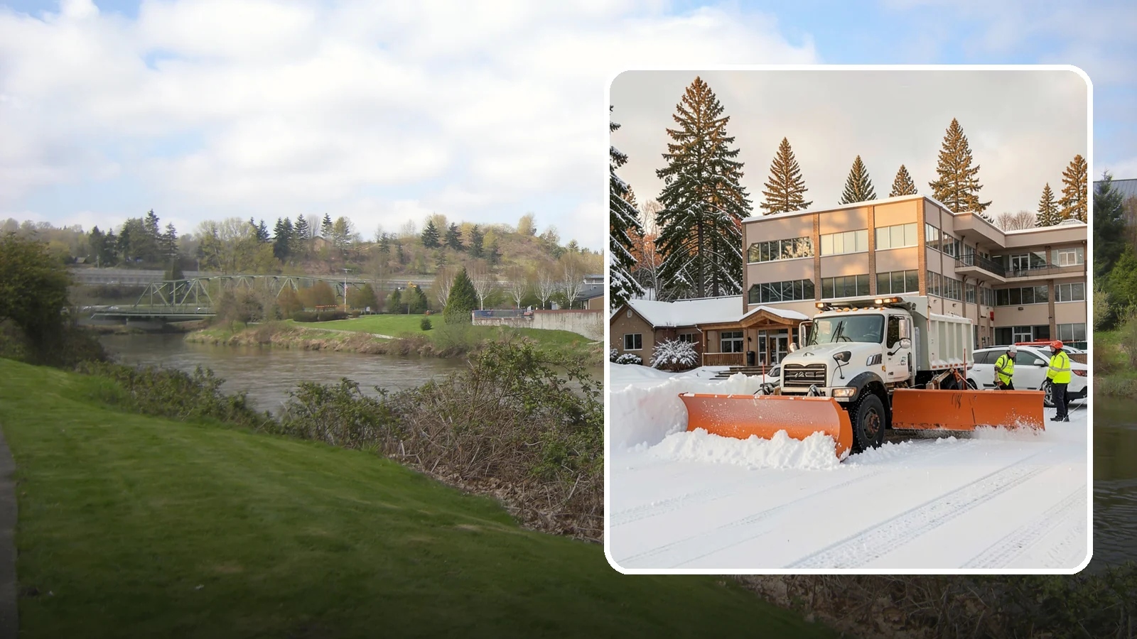 Restaurant Snow Plowing in Tukwila, King County, WA - We plow restaurant lots and entrances before service so diners and delivery drivers reach your doors safely.