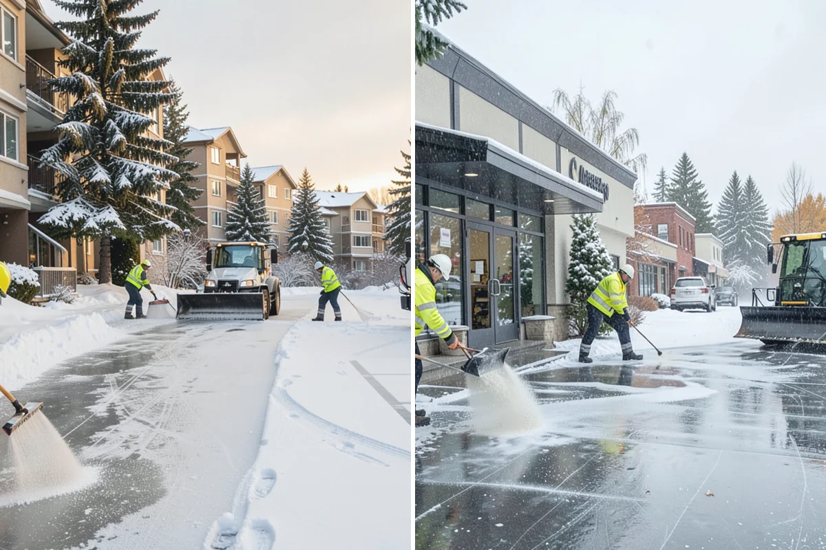 Restaurant Snow Plowing in Wilkeson, Pierce County, WA - Confirm service hours and set a pre-open clearing deadline