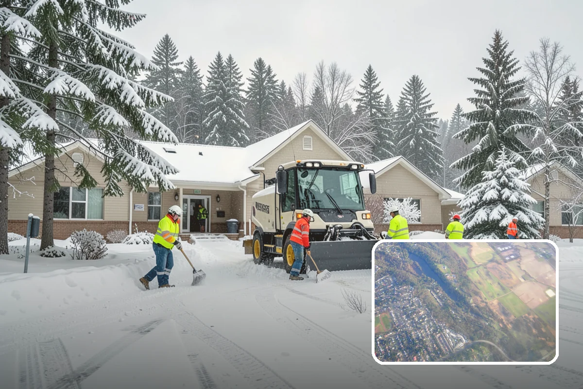 Restaurant Snow Removal in Algona, King County, WA - Clear entrances that keep diners walking in
