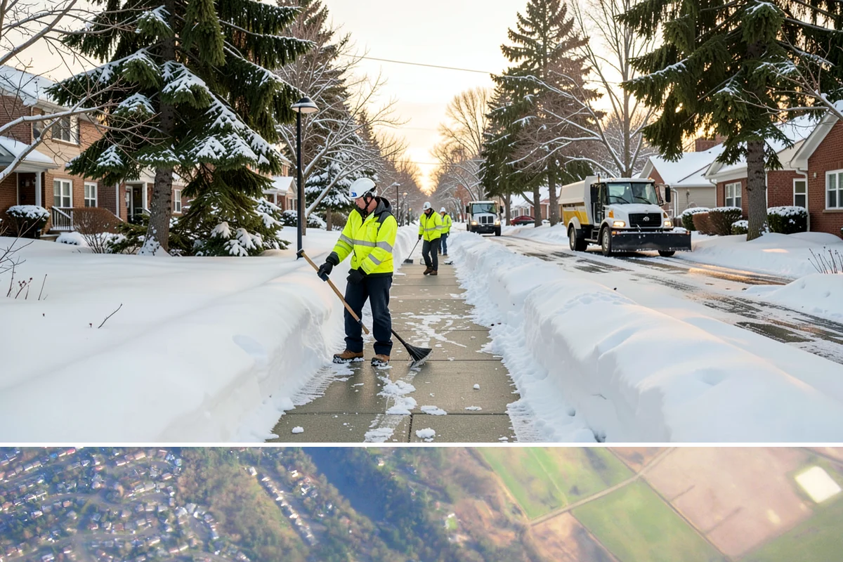 Restaurant Snow Removal in Algona, King County, WA - Restaurants need attentive service during December and January evenings when cold nights ice over front walks right at dinner...