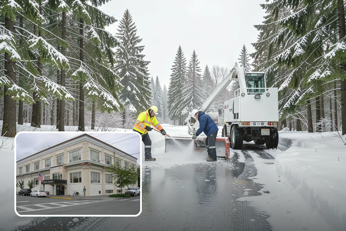 Restaurant Snow Removal in Anacortes, Skagit County, WA - Clear entrances that keep diners walking in