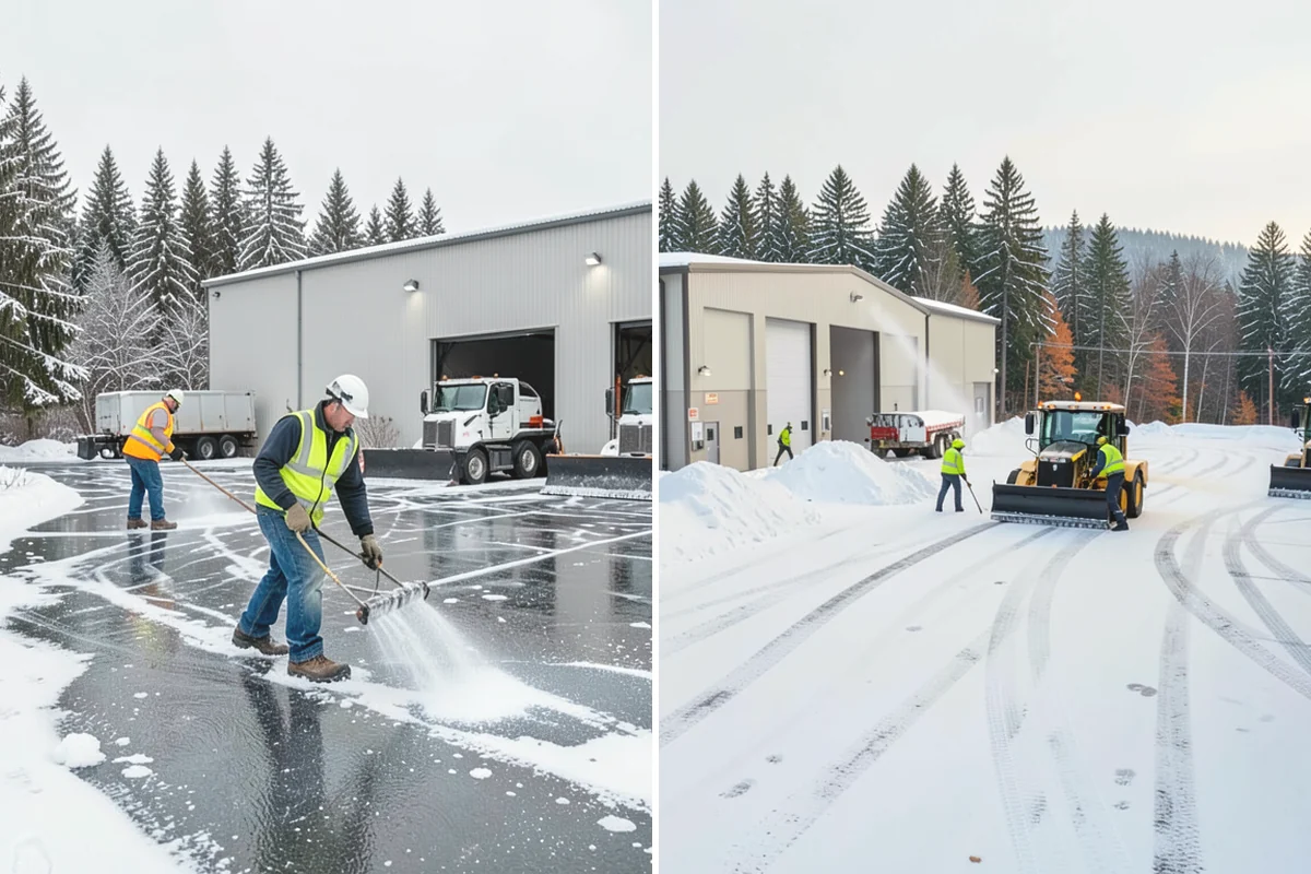 Restaurant Snow Removal in Anacortes, Skagit County, WA - Identify guest entrances, patio areas, and delivery access