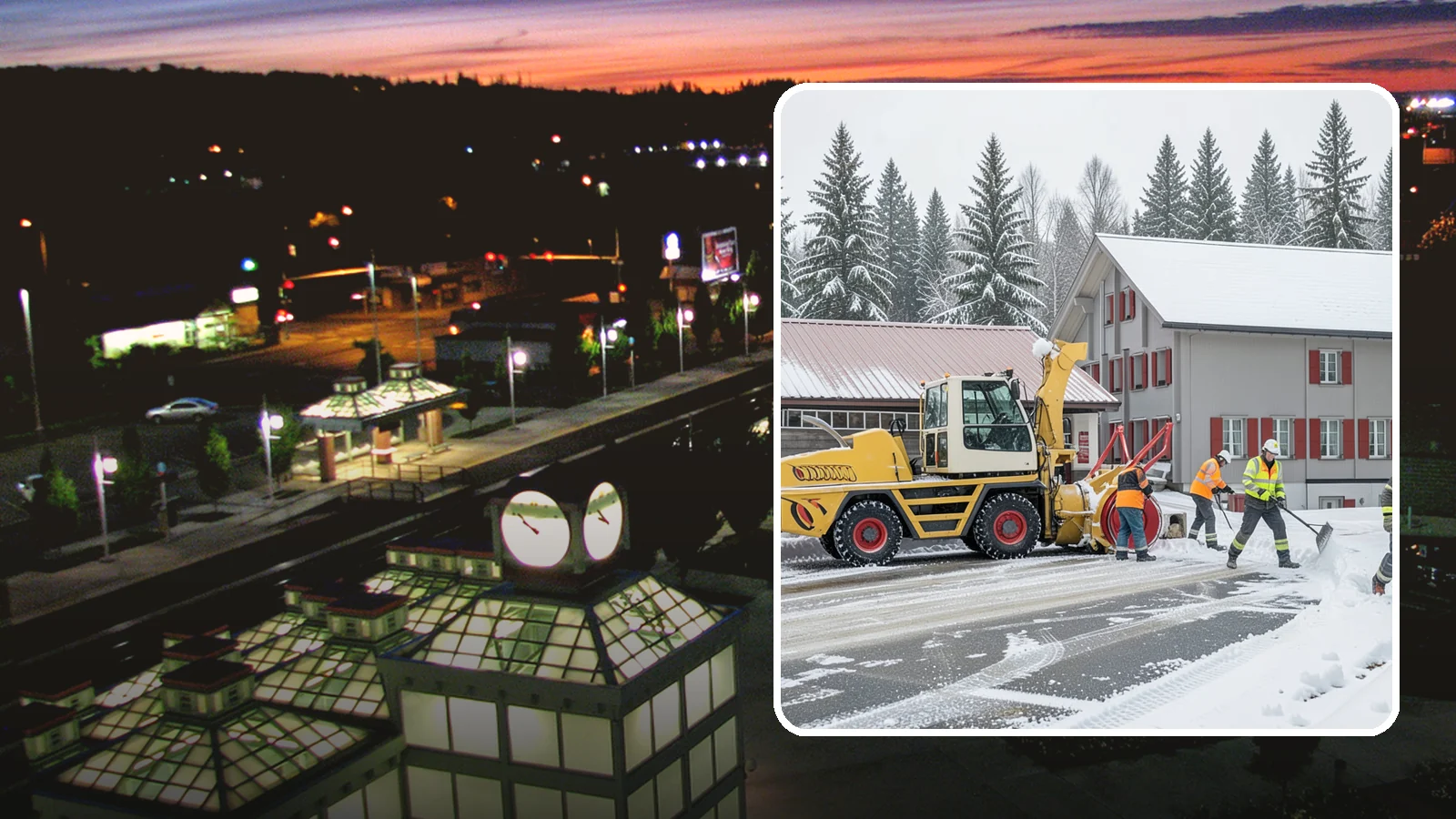 Restaurant Snow Removal in Auburn, King County, WA - Keep diners and delivery drivers moving safely by clearing your restaurant's lot, entrance, and patio during winter weather.