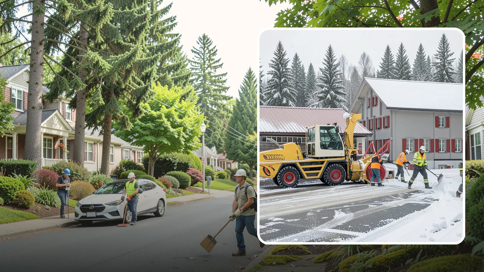 Restaurant Snow Removal in Beaux Arts Village, King County, WA - Keep diners and delivery drivers moving safely by clearing your restaurant's lot, entrance, and patio during winter weather.