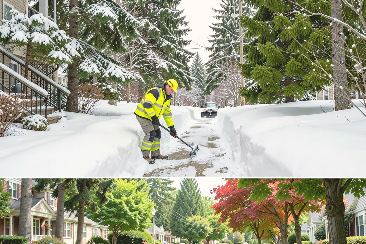 Restaurant Snow Removal in Beaux Arts Village, King County, WA - Restaurants need attentive service during December and January evenings when cold nights ice over front walks right at dinner...