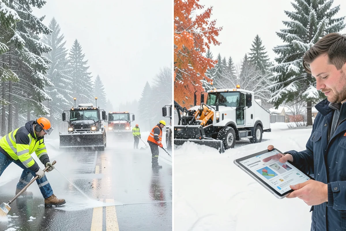 Restaurant Snow Removal in Black Diamond, King County, WA - Identify guest entrances, patio areas, and delivery access