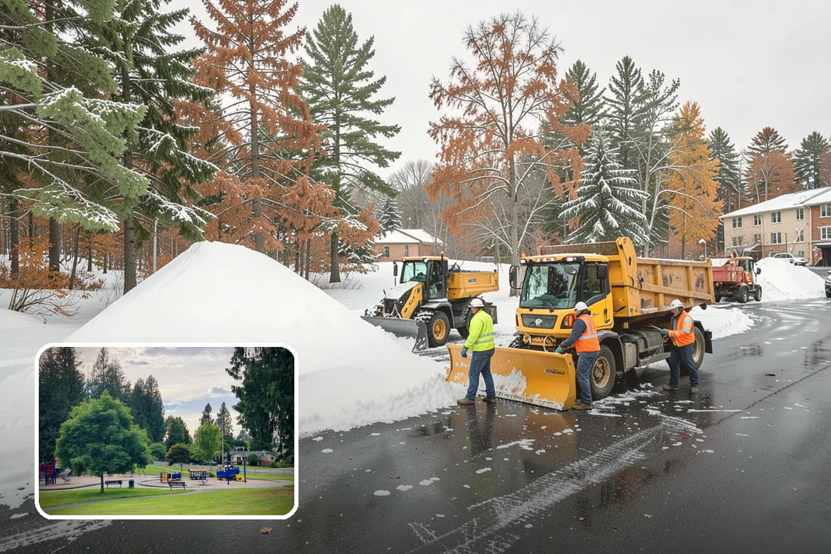 Restaurant Snow Removal in Bonney Lake, Pierce County, WA - Clear entrances that keep diners walking in