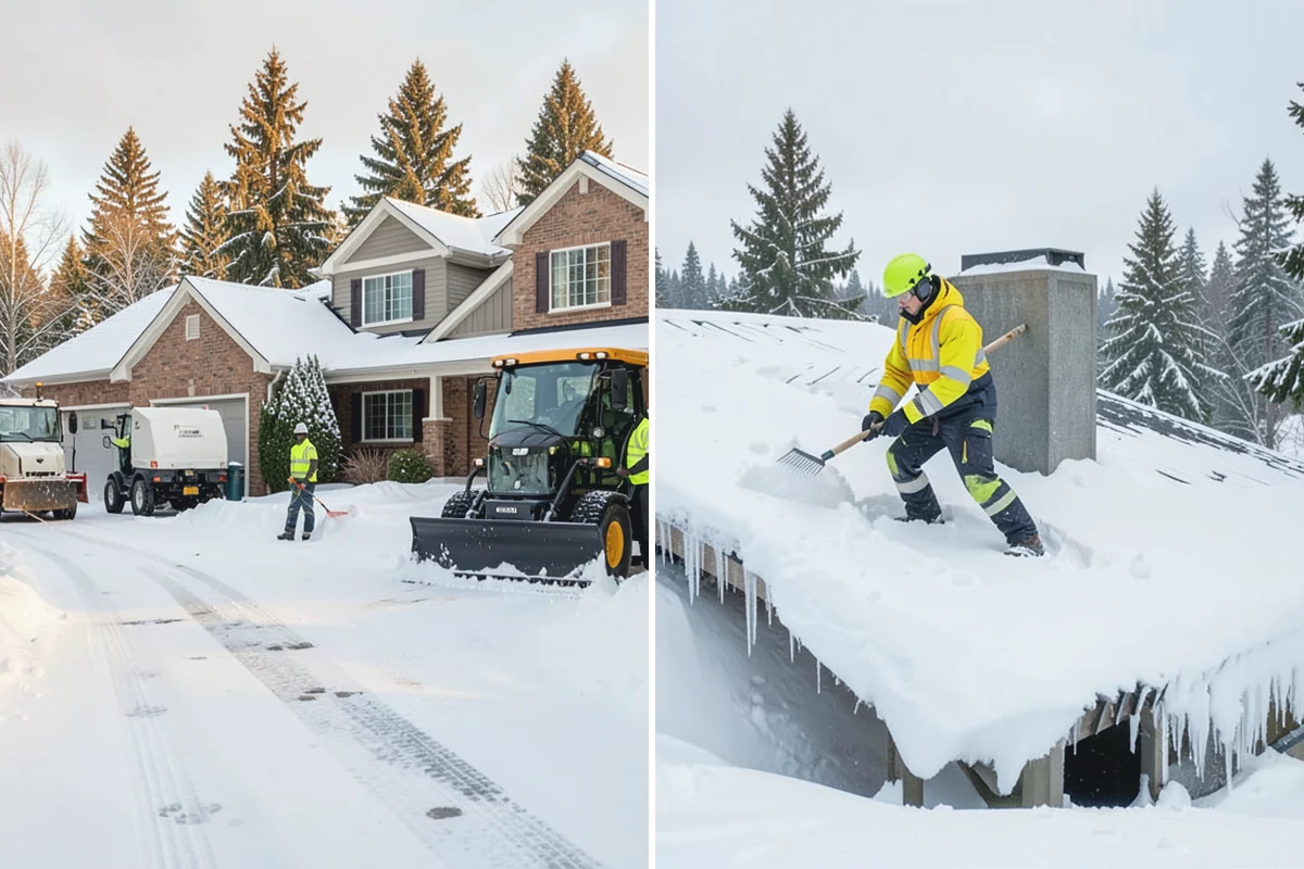 Restaurant Snow Removal in Bonney Lake, Pierce County, WA - Identify guest entrances, patio areas, and delivery access