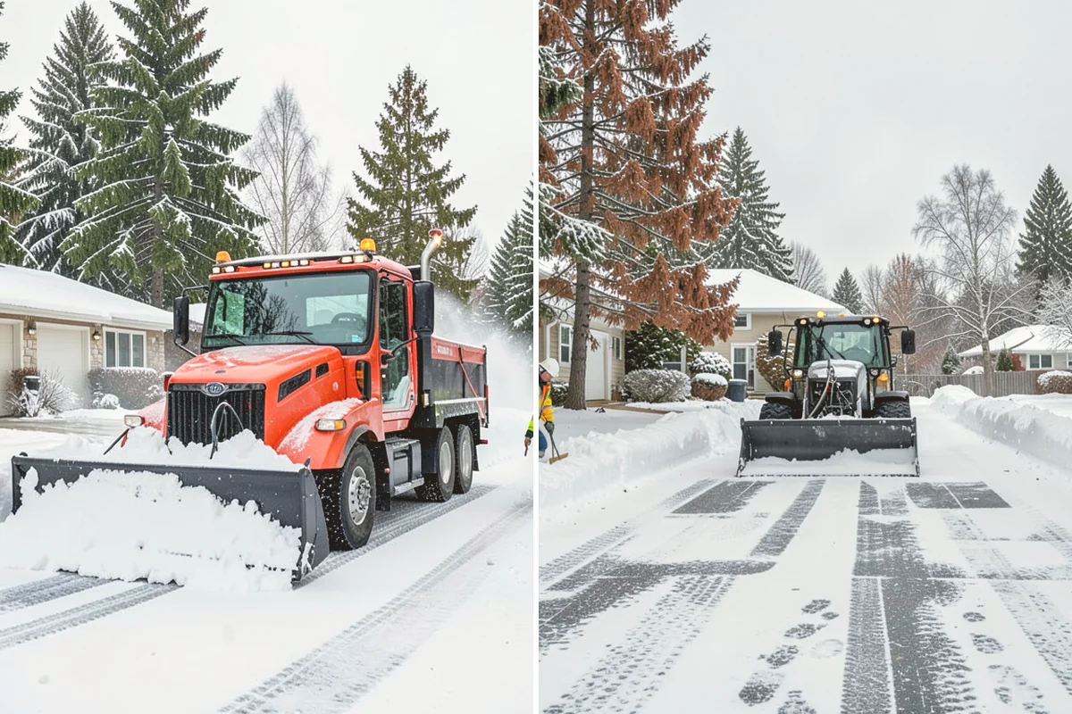 Restaurant Snow Removal in Brier, Snohomish County, WA - Identify guest entrances, patio areas, and delivery access