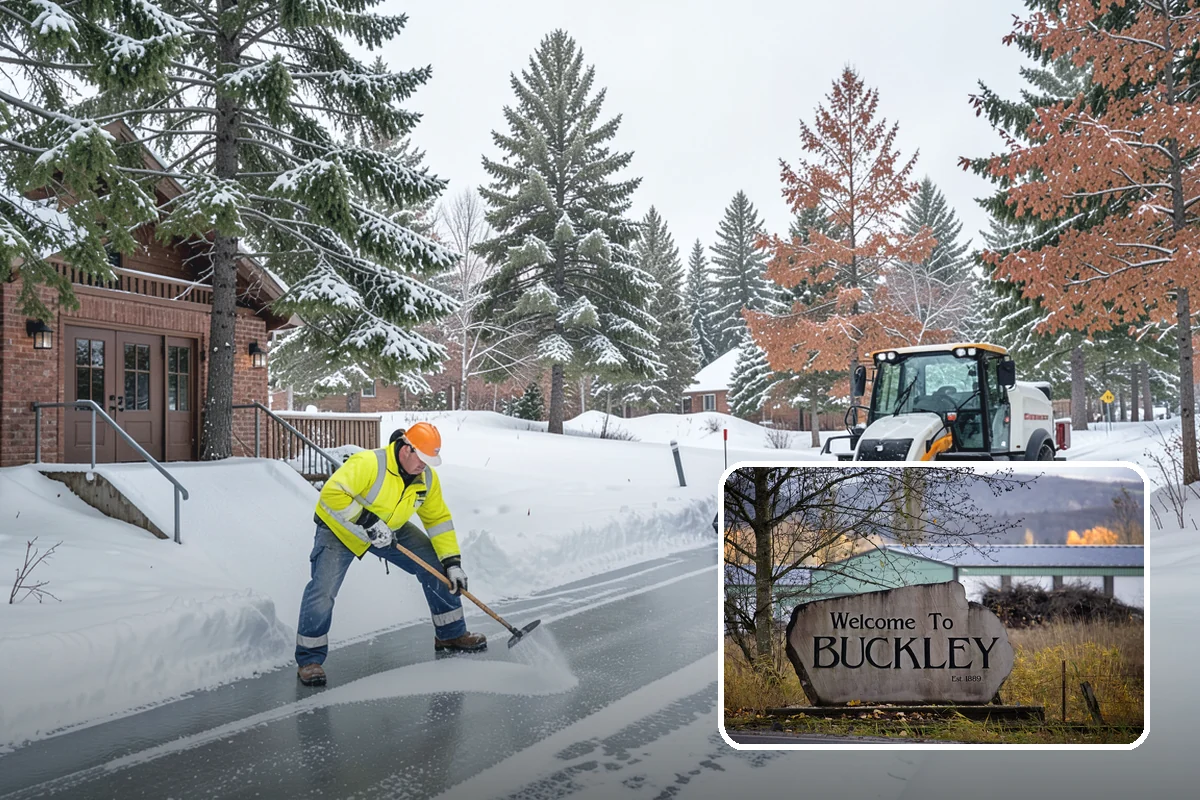 Restaurant Snow Removal in Buckley, Pierce County, WA - Clear entrances that keep diners walking in