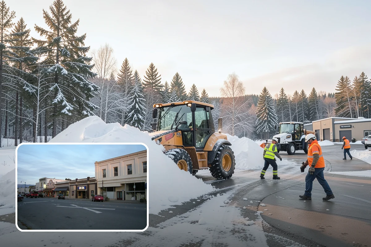 Restaurant Snow Removal in Burlington, Skagit County, WA - Clear entrances that keep diners walking in