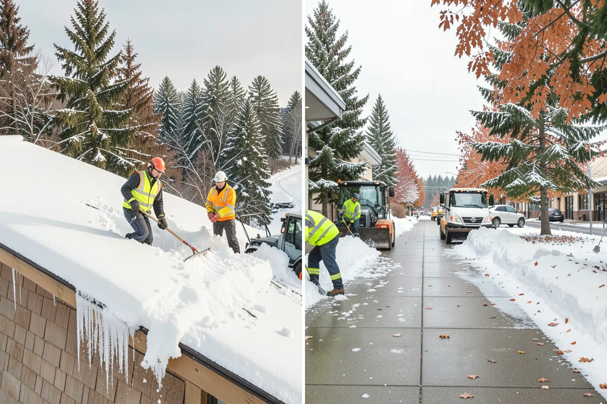 Restaurant Snow Removal in Carnation, King County, WA - Identify guest entrances, patio areas, and delivery access