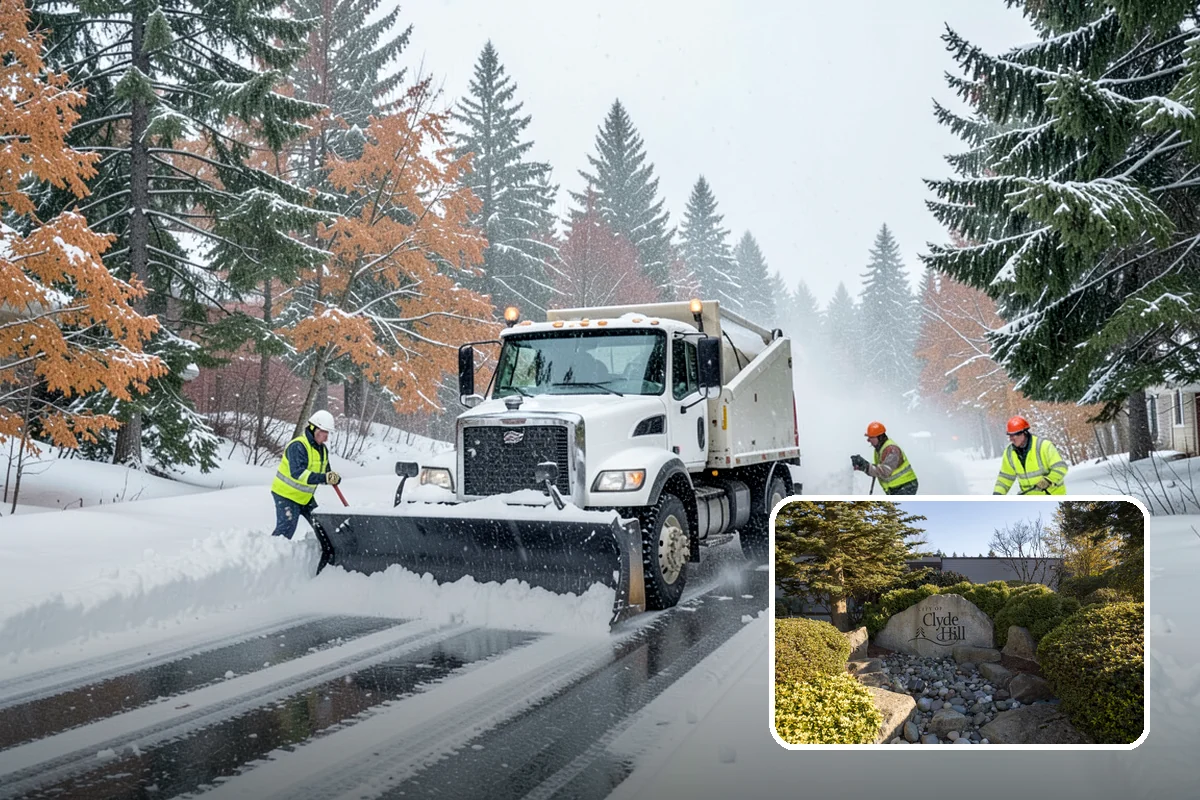Restaurant Snow Removal in Clyde Hill, King County, WA - Clear entrances that keep diners walking in
